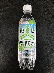 アサヒ飲料 三ツ矢微糖炭酸水グリーンアップル ４９０ｍｌ(JAN: 4514603426618)-3