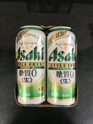 アサヒ スタイルフリー500ml6缶ﾊﾟｯｸ 500X6 (JAN: 4901004039064 1)