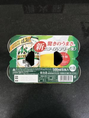 アサヒ スタイルフリー500ml6缶ﾊﾟｯｸ 500X6 (JAN: 4901004039064 3)
