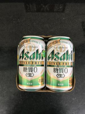 アサヒ スタイルフリー350ml6缶ﾊﾟｯｸ 350X6 (JAN: 4901004039088 1)