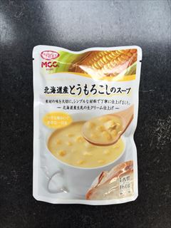 エム・シーシー食品 朝のｽｰﾌﾟ北海道とうもろこしのｽｰﾌﾟ 160ｇ (JAN: 4901012047068)