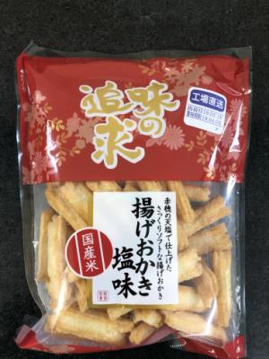越後製菓 揚げおかき塩味 1袋 (JAN: 4901075062770)