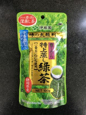伊藤園特上蒸し緑茶1000１００ｇの画像(JAN:4901085019214)