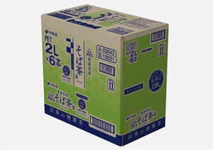 伊藤園 伝承の健康茶　そば茶ケース ２Ｌ×６本(JAN: 4901085195529)-1