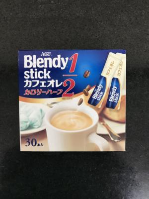 ＡＧＦ ブレンディ　スティック　カフェオレ　カロリーハーフ３０本 ３０本(JAN: 4901111054042)