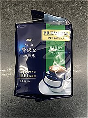 ＡＧＦ ちょっと贅沢な珈琲店レギュラーコーヒープレミアムドリップ薫る深煎りキリマンジャロブレンド ８ｇＸ１４袋(JAN: 4901111633797)-2