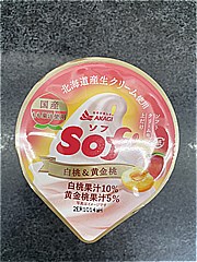 赤城乳業 ソフ　白桃＆黄金桃 １５０ｍｌ(JAN: 4901170020583)