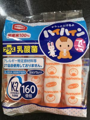 亀田製菓 ハイハイン+乳酸菌 2枚入X16袋入 (JAN: 4901313194973)