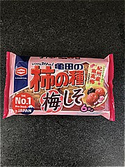 亀田製菓 柿の種梅しそ味 1袋 (JAN: 4901313937778)