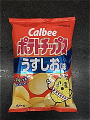 カルビー ﾎﾟﾃﾄﾁｯﾌﾟｽ・うすしお味 60ｇ (JAN: 4901330504250)