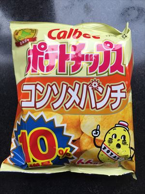 カルビ－ ポテトチップス　コンソメパンチ ６０ｇ(JAN: 4901330523145)