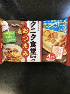 栗山米菓 タニタ食堂監修のおつまみ 4袋入 (JAN: 4901336215839)