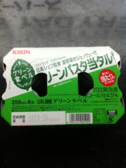 キリン ｸﾞﾘｰﾝﾗﾍﾞﾙ350ml6缶ﾊﾟｯｸ ３５０ｍｌＸ６ (JAN: 4901411001999 1)