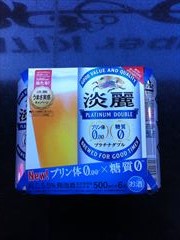 キリン 淡麗ﾌﾟﾗﾁﾅﾀﾞﾌﾞﾙ500ml6缶ﾊﾟｯｸ 500X6 (JAN: 4901411046846)