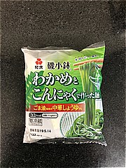 紀文 わかめとこんにゃくで作った麺　磯小鉢　中華醤油たれ 麺１００ｇ・添付タレ１２ｇ(JAN: 4901530219671)