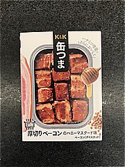缶つま厚切りﾍﾞｰｺﾝのﾊﾆｰﾏｽﾀｰﾄﾞ味105ｇの画像(JAN:4901592895356)