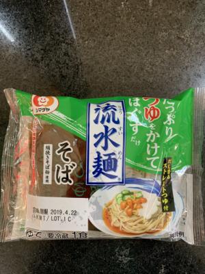 シマダヤ 流水麺そば１食ぶっかけつゆ付 １食入(JAN: 4901790058355)