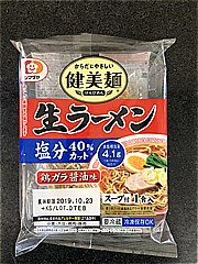 シマダヤ 　「健美麺」塩分４０％カット生ラーメン鶏ガラ醤油味　１食　 110(JAN: 4901790068071)