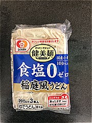 シマダヤ 「健美麺」食塩ゼロ　稲庭風うどん３食 ６００ｇ(JAN: 4901790557193)