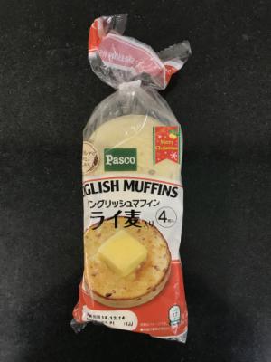 敷島製パン パスコイングリッシュマフィンライ麦入り 4個入 (JAN: 4901820362032)