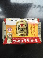 サッポロ ｻｯﾎﾟﾛﾗｶﾞｰ350ml6缶ﾊﾟｯｸ 350X6 (JAN: 4901880864118)