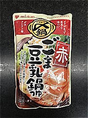 ミツカン 〆まで美味しいごま豆乳鍋つゆ赤ストレート ７５０ｇ(JAN: 4902106652915)