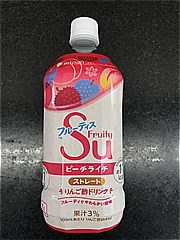 ミツカン フルーティス　ピーチライチ　ストレート １０００ｍｌ(JAN: 4902106799580)-1