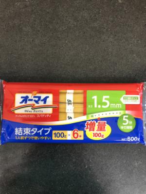 オーマイ スパゲッティ１．５㎜結束 ５００ｇ(JAN: 4902170115941)