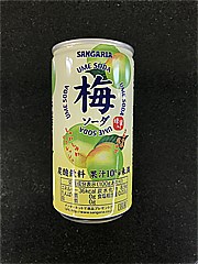 日本サンガリア サンガリア　梅ソーダ　缶 １９０ｍｌ(JAN: 4902179011282)