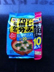 永谷園 １杯しじみ７０個分のちからみそ汁減塩徳用 １０食入(JAN: 4902388025766)