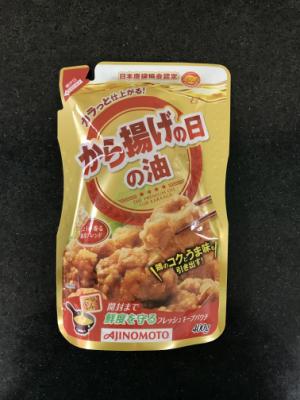 Ｊオイルミルズ 味の素から揚げの日の油 ４００ｇ　(JAN: 4902590135819)