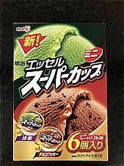 明治 エッセルスーパーカップ　ミニ　抹茶　チョコクッキー ９０ｍｌｘ６(JAN: 4902705011977)-1