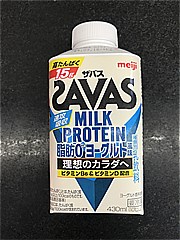 ｍｅｉｊｉ ザバスミルクプロテイン脂肪０ヨーグルト風味 ４３０ｍｌ(JAN: 4902705030633)