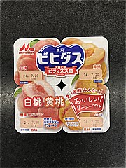 森永乳業 ﾋﾞﾋﾀﾞｽﾖｰｸﾞﾙﾄ白桃黄桃 4P (JAN: 4902720140577)