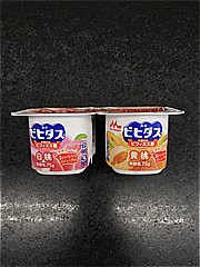 森永乳業 ﾋﾞﾋﾀﾞｽﾖｰｸﾞﾙﾄ白桃黄桃 4P (JAN: 4902720140577 2)