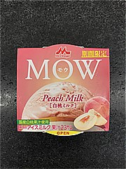 森永乳業 ＭＯＷ　白桃ミルク １４０ｍｌ(JAN: 4902720149235)