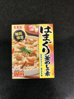 丸美屋 期間限定　はまぐり釜めしの素 １９５ｇ(JAN: 4902820213201)