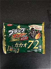 有楽製菓ﾌﾞﾗｯｸｻﾝﾀﾞｰﾐﾆｶｶｵ72％1袋の画像(JAN:4903032242874)