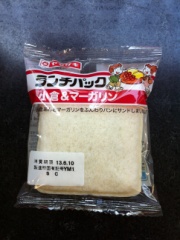 山崎製パン ﾗﾝﾁﾊﾟｯｸ小倉＆ﾏｰｶﾞﾘﾝ 1個 (JAN: 4903110021100)