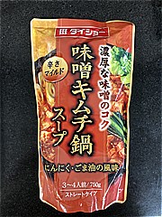 ダイショー 味噌キムチ鍋スープ ７５０ｇ (JAN: 4904621042660)