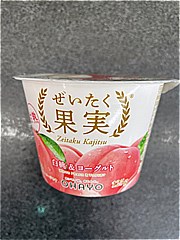 オハヨー乳業 ぜいたく果実白桃＆ヨーグルト １２５ｇ(JAN: 4970020052326)-1