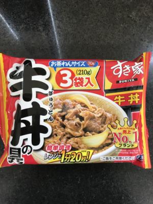トロナジャパン 牛丼の具 3袋 (JAN: 4974581001625)