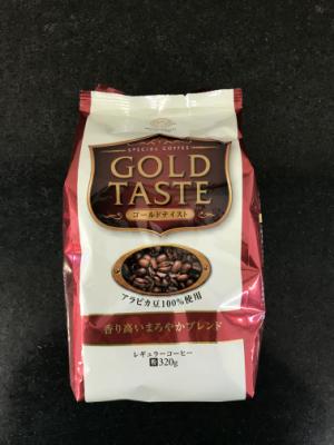 三本コーヒー ＧＯＬＤ　ＴＡＳＴＥ【香り高いまろやかブレンド】 ３２０ｇ(JAN: 4977888177796)